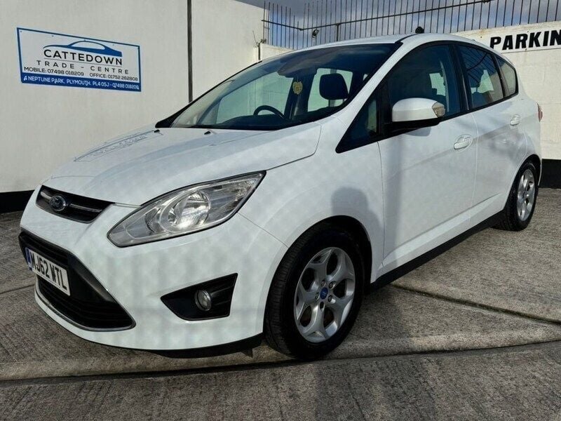 White Used 2012 Ford C-MAX Zetec MPV | £3,995 (A bit pricey) - Image 1/3