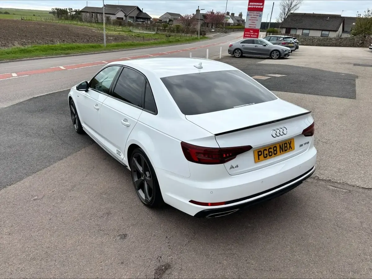 Used Audi A4 Black Edition 2019 White Sedan