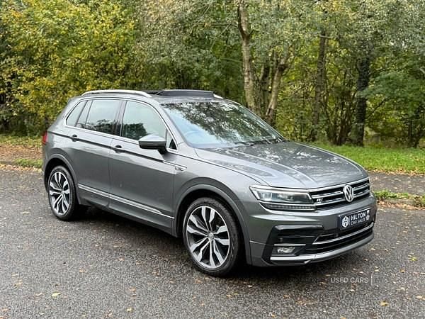 Grey Used 2018 VW Tiguan R-line SUV | £17,250 (Good price) - Image 1/4