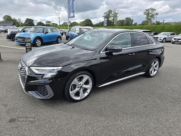 Used Audi A3 S-Line 2021 Black Sedan