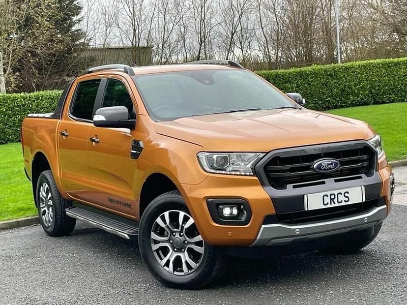 Orange Used 2021 Ford Ranger Wildtrack Pickup | £18,950 (Good price) - Image 1/4