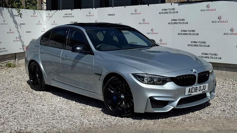 Blue Used 2018 BMW M3 Competition Edition Sedan | £30,895 (Good price) - Image 1/4
