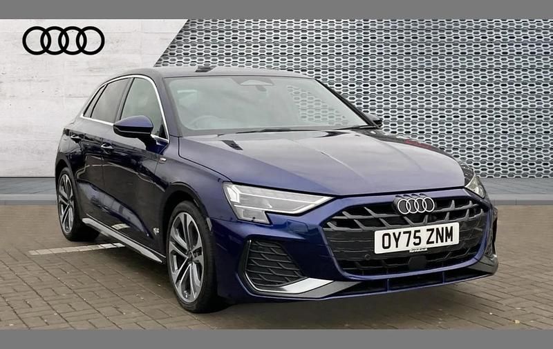 Used Audi A3 S-Line 113 HP (83 kW) 2025 Blue Hatchback