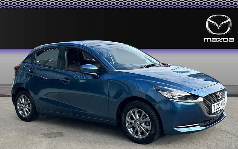 Used Mazda 2 75 HP (55 kW) 2023 Blue Hatchback