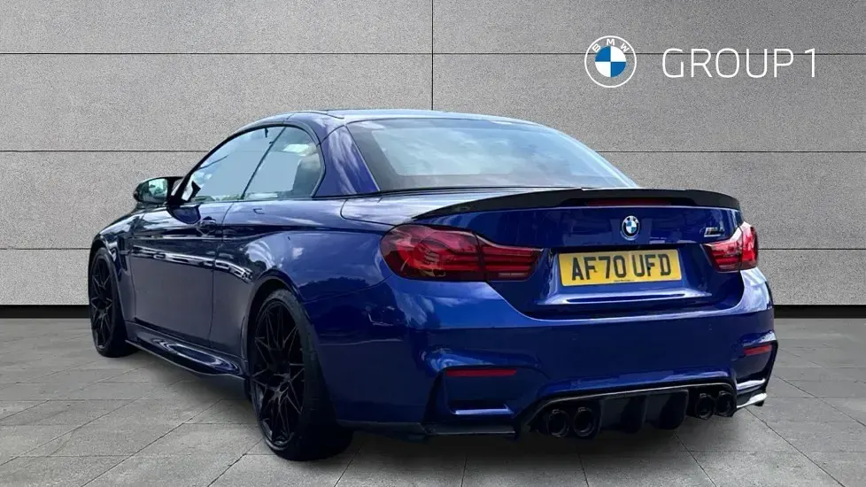 Used BMW M4 Cabriolet Competition Edition 444 HP (326 kW) 2020 Blue Cabriolet