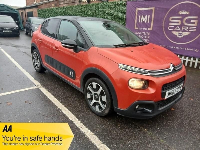 Orange Used 2017 Citroën C3 Flair Hatchback | £4,695 (Good price) - Image 1/4