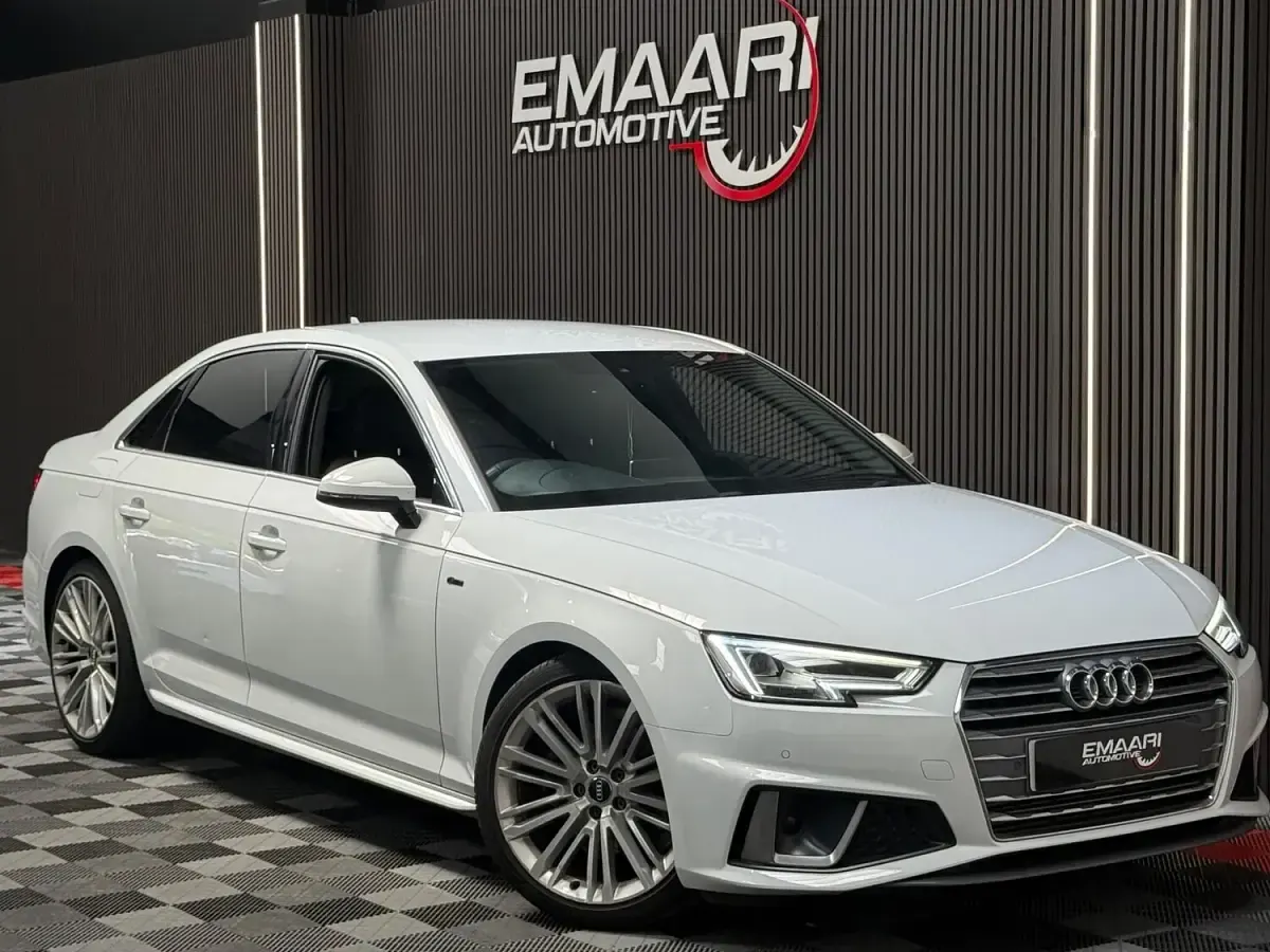 Used Audi A4 S-Line 2019 White Sedan