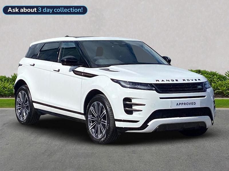 White Used 2025 Land Rover Range Rover evoque HSE Dynamic SUV | £38,465 (A bit pricey) - Image 1/4