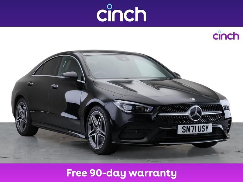 Black Used 2021 Mercedes CLA200 AMG Line Premium Plus Coupe | £25,819 (Fair price) - Image 1/3