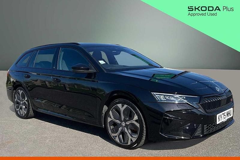 Used Skoda Octavia vRS 265 HP (194 kW) 2025 Black magic pearl effect Estate