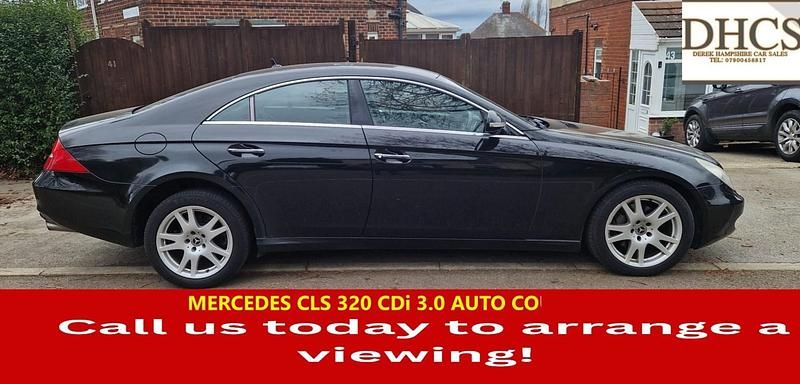 Used Mercedes CLS320 2007 Black Coupe