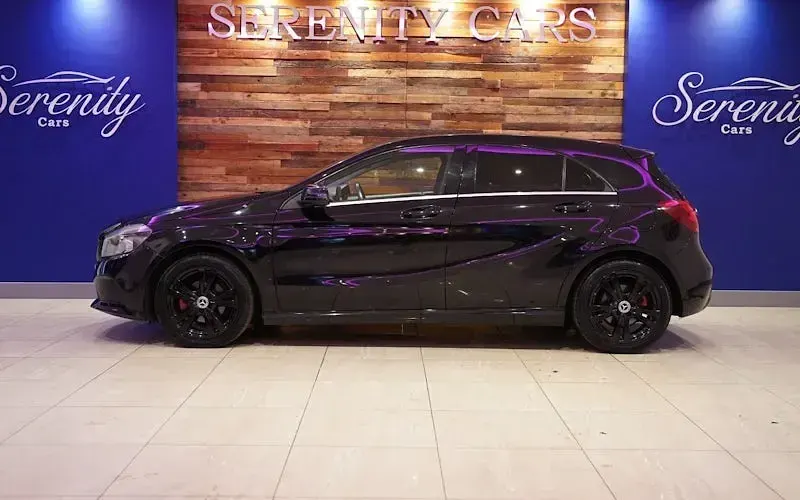 Used Mercedes A180 109 HP (80 kW) 2016 Black Hatchback