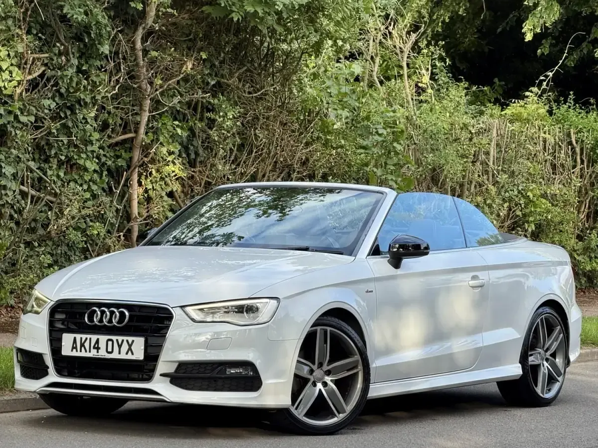 Used Audi A3 Cabriolet S-Line 150 HP (110 kW) 2014 White Cabriolet