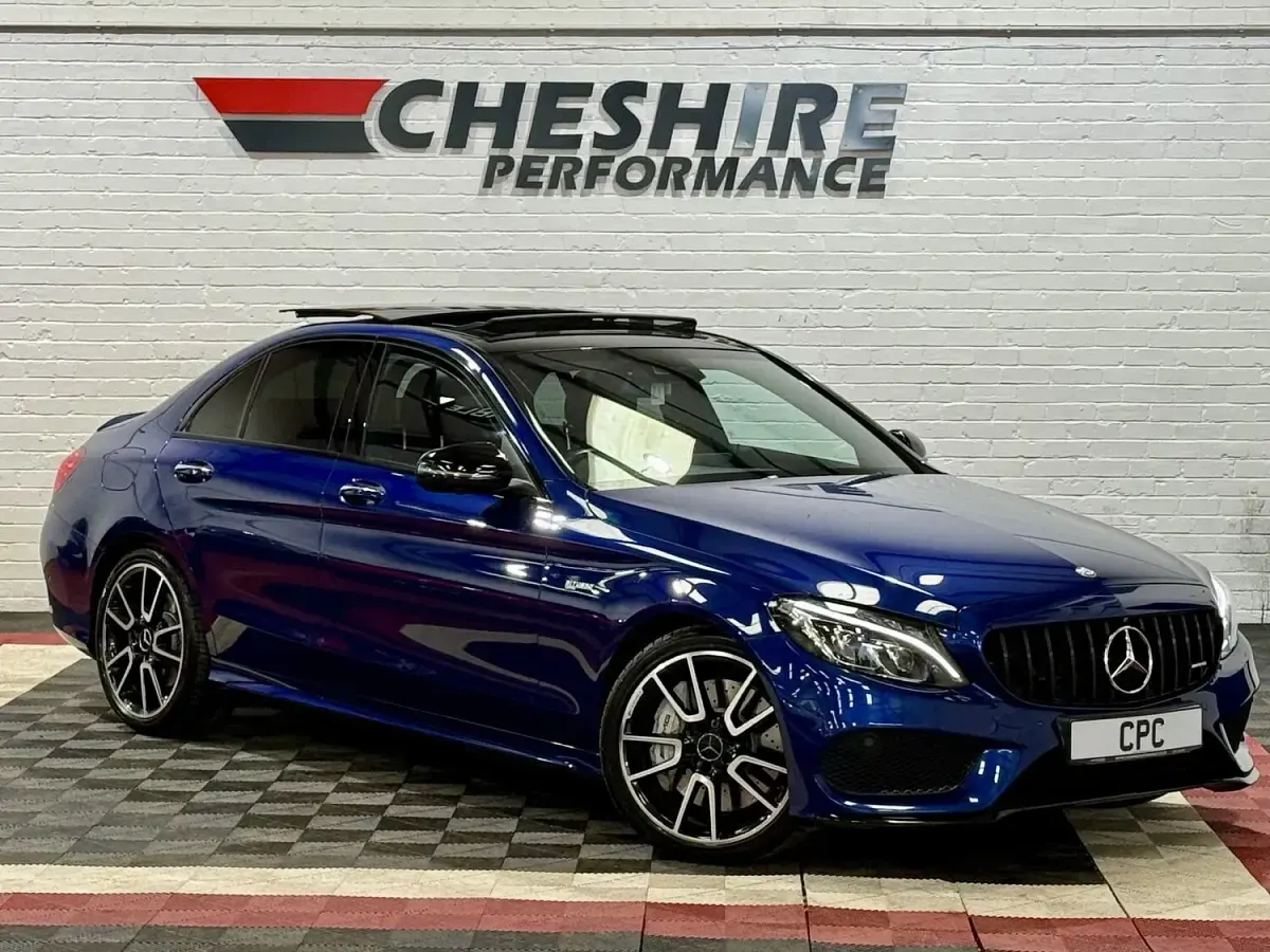 Used Mercedes C43 AMG AMG 362 HP (266 kW) 2017 Blue Sedan