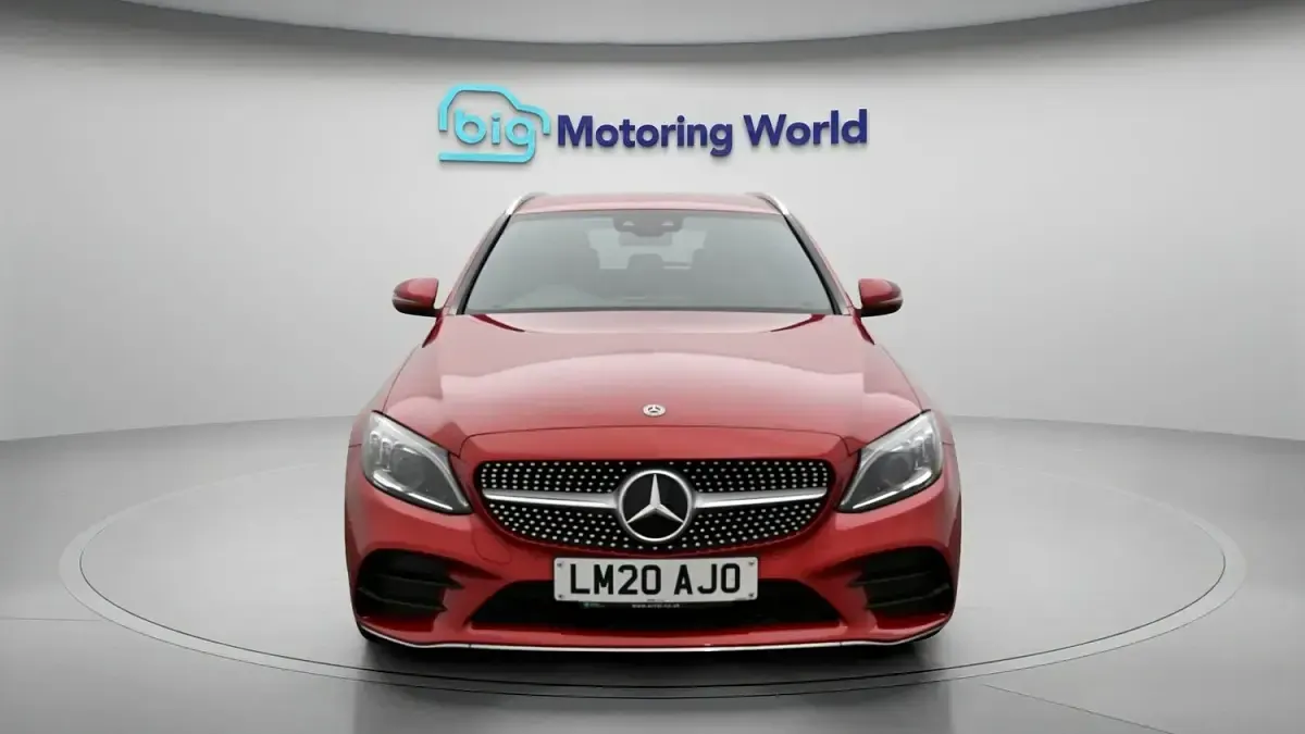 Used Mercedes C300 AMG line 2020 Red Estate