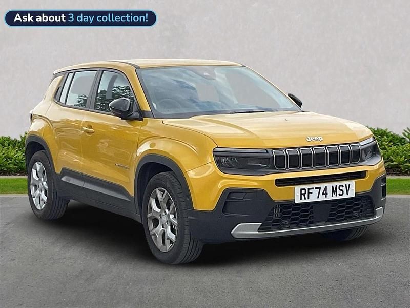 Yellow Used 2025 Jeep Avenger Altitude SUV | £19,199 (Good price) - Image 1/4