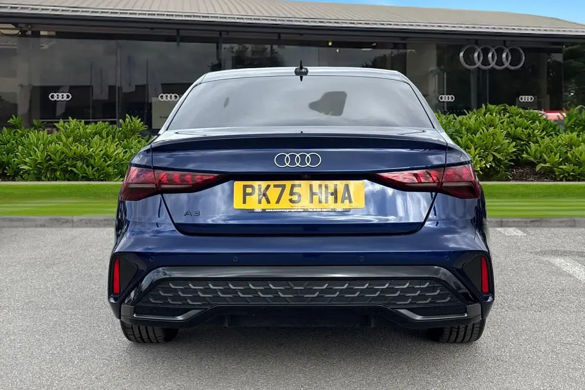 Used Audi A3 S-Line 116 HP (85 kW) 2025 Blue Sedan