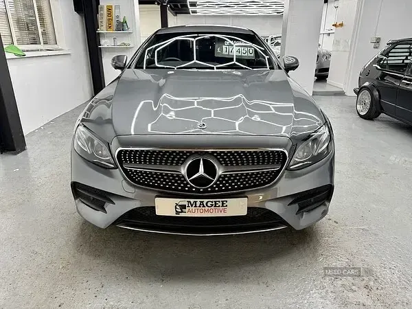 Used Mercedes E220 AMG line 194 HP (142 kW) 2019 Grey Coupe