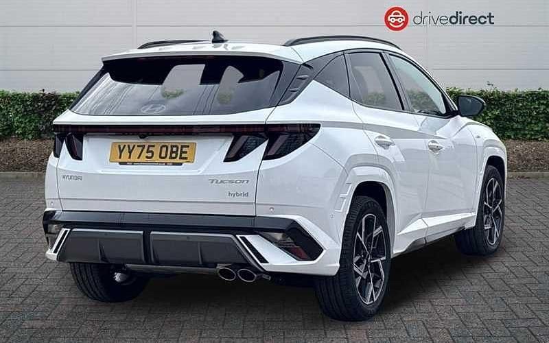 New Hyundai Tucson N Line 215 HP (158 kW) 2025 Special solid  atlas white SUV