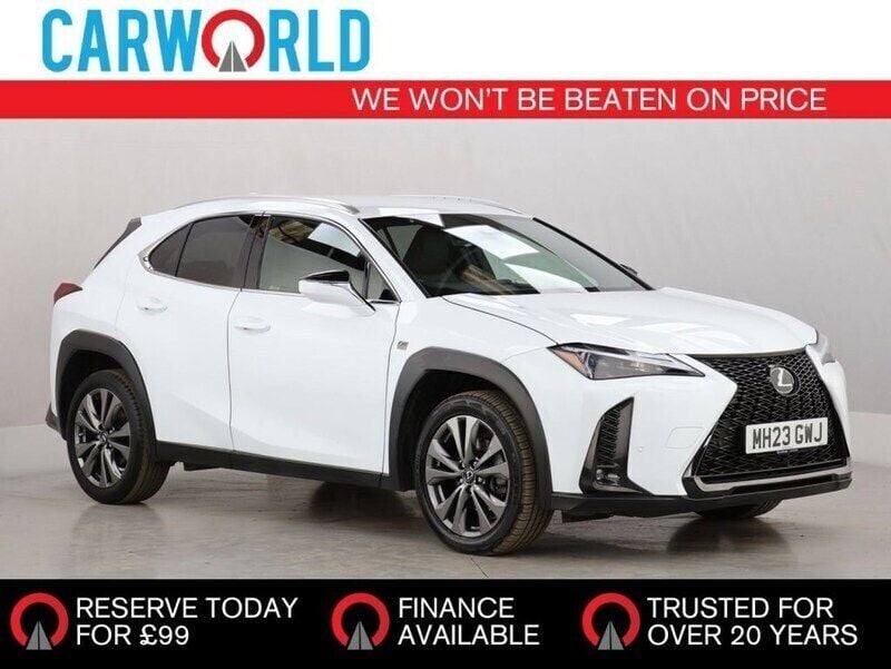 White Used 2023 Lexus UX Sport Design Packet SUV | £22,940 (Good price) - Image 1/3