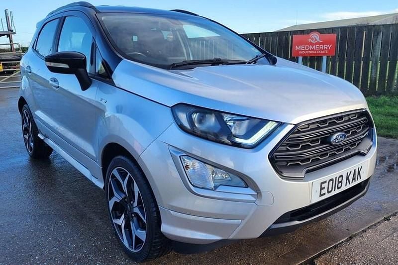 Silver Used 2018 Ford Ecosport ST-Line SUV | £7,495 (Fair price) - Image 1/1