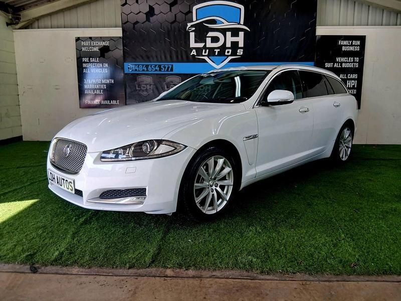 Used Jaguar XF Premium Luxury 2013 White Estate