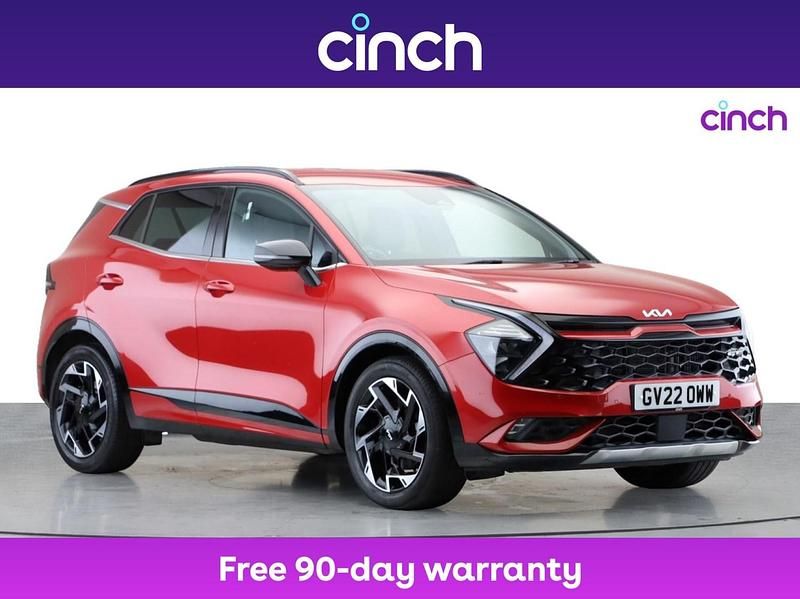 Red Used 2022 Kia Sportage GT-Line SUV | £20,199 (Fair price) - Image 1/3