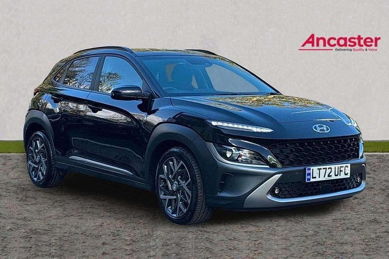 Black Used 2022 Hyundai Kona Premium SUV | £17,999 (Fair price) - Image 1/4