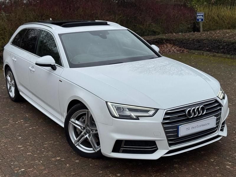 White Used 2016 Audi A4 S-Line Estate | £12,800 (A bit pricey) - Image 1/4