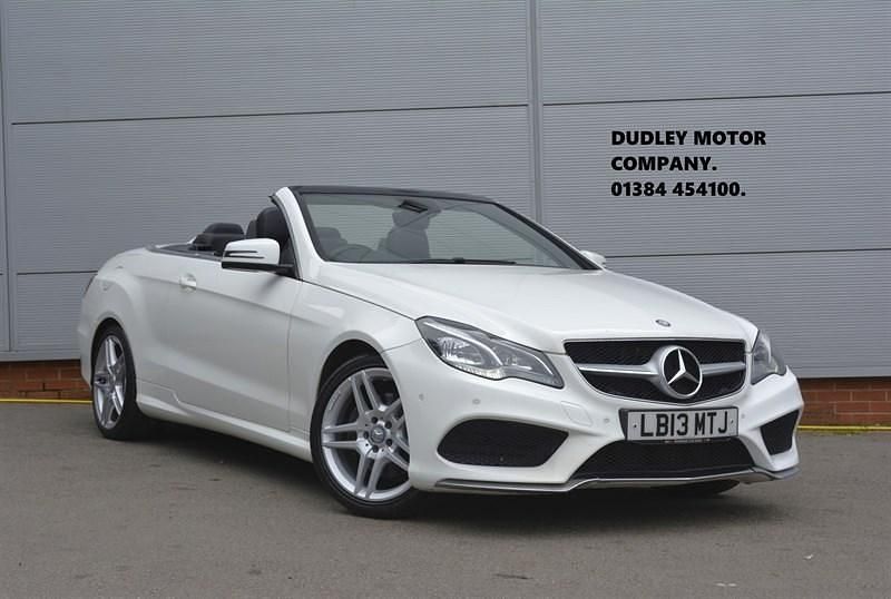Polar white Used 2013 Mercedes E220 AMG Cabriolet | £8,495 (Fair price) - Image 1/3