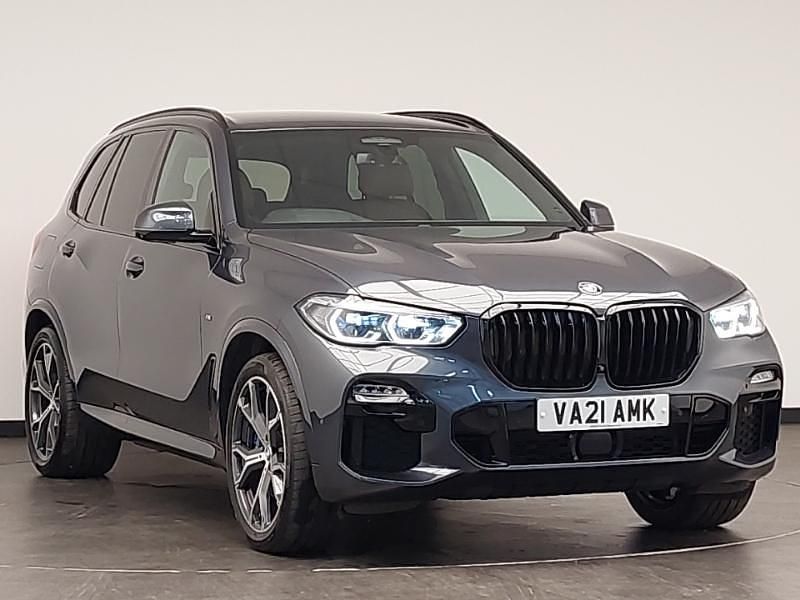 Grey Used 2021 BMW X5 M Sport SUV | £46,898 (Expensive) - Image 1/4