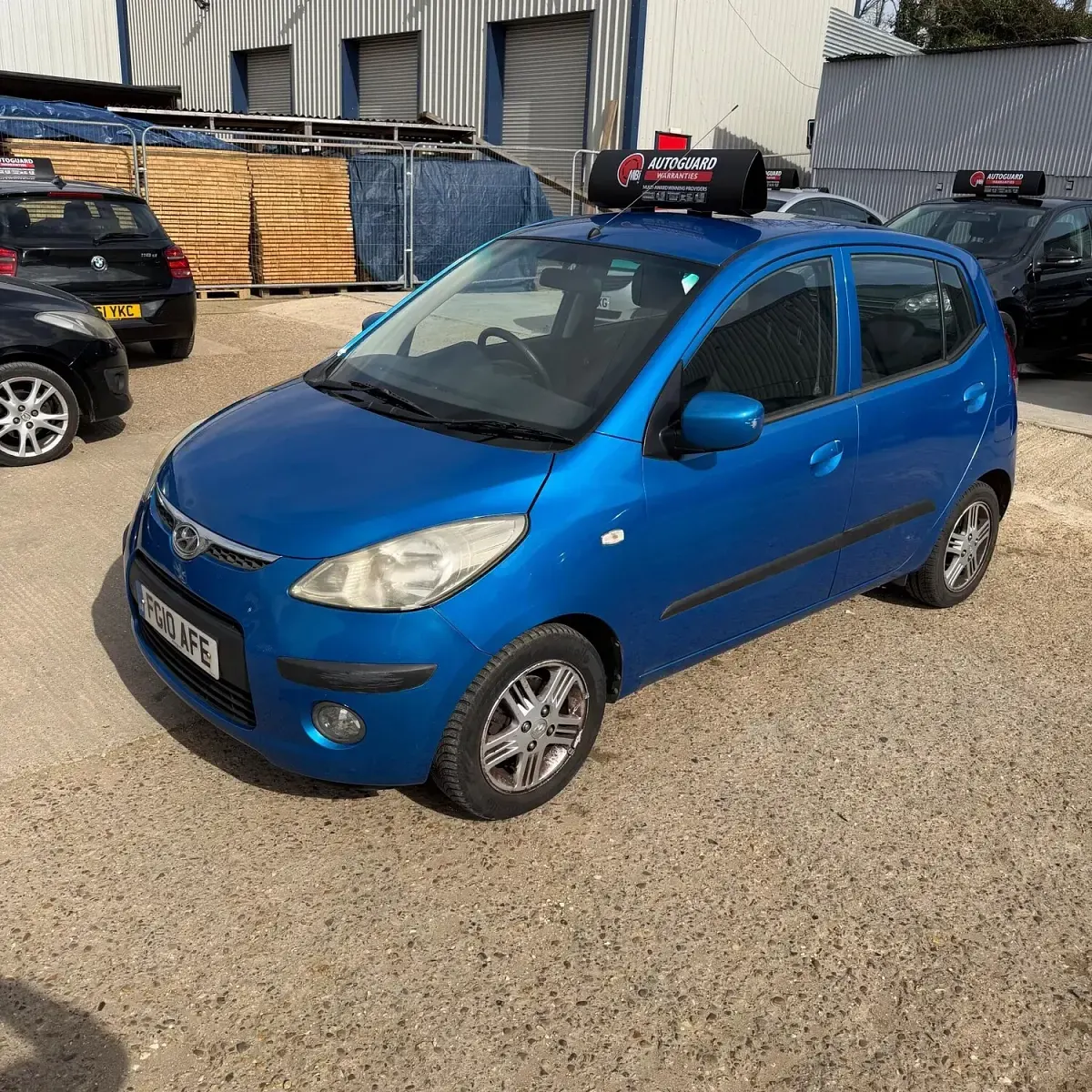 Used Hyundai i10 Comfort 77 HP (56 kW) 2010 Blue Hatchback