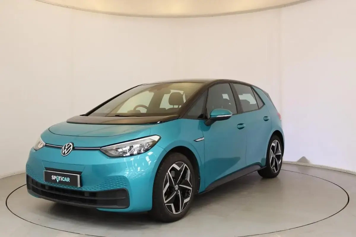 Used VW ID.3 Pro Performance 147 kW (201 HP) 2020 Blue Hatchback