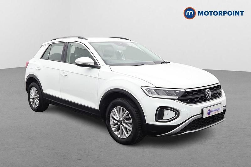 White Used 2023 VW T-Roc Life SUV | £17,599 (Fair price) - Image 1/4