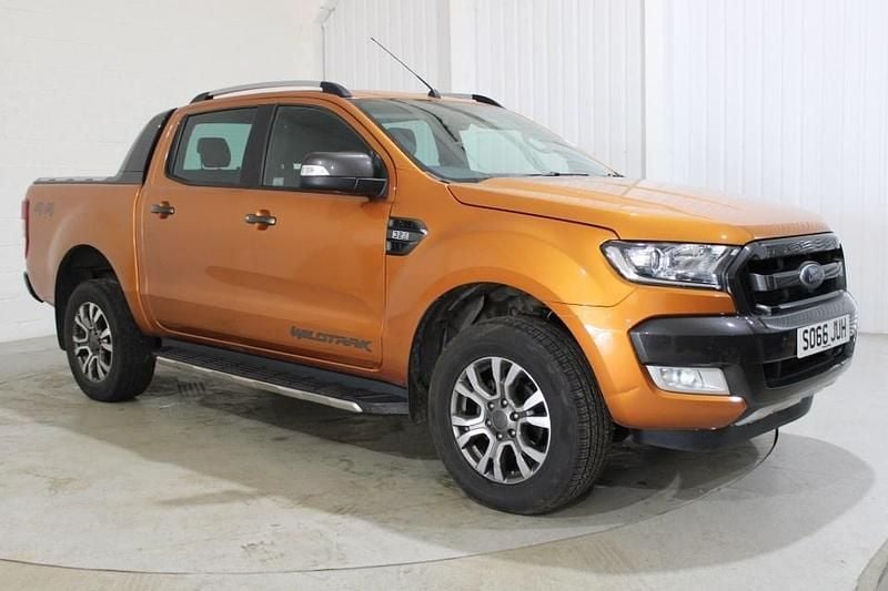 Orange Used 2016 Ford Ranger Wildtrack Pickup | £15,495 (Good price) - Image 1/4