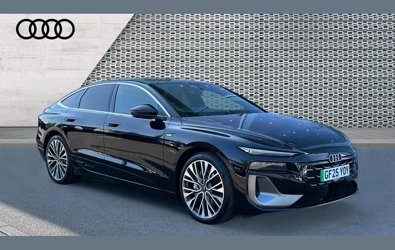 Black Used 2025 Audi A6 e-tron S-Line Sedan | £59,990 - Image 1/4