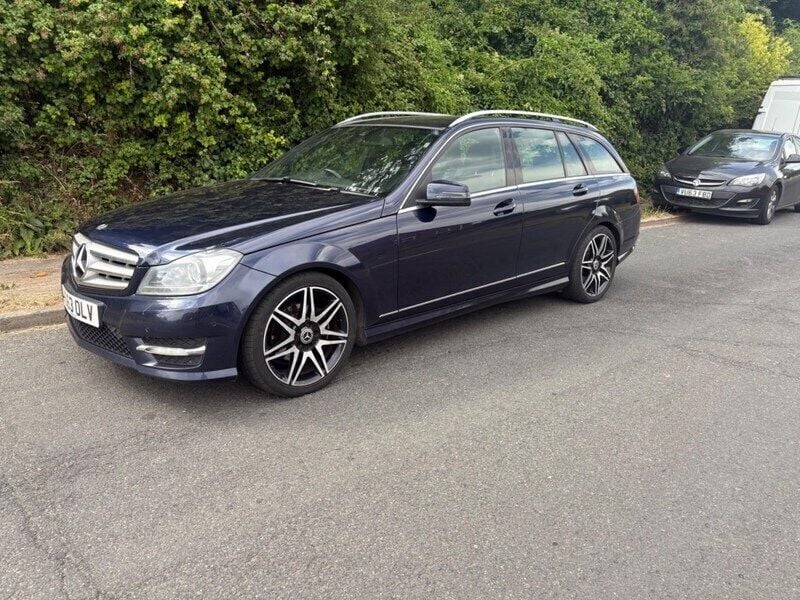 Blue Used 2014 Mercedes C250 AMG Estate | £3,795 (Good price) - Image 1/4