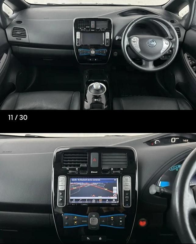 Used Nissan Leaf Tekna 80 kW (109 HP) 2016 White Hatchback