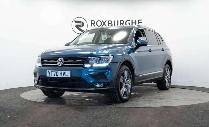 Usado VW Tiguan Allspace Match 150 HP (110 kW) 2020 Azul SUV