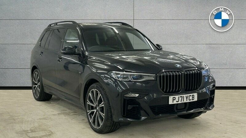 Black Used 2021 BMW X7 Comfort Edition SUV | £62,990 (Fair price) - Image 1/4