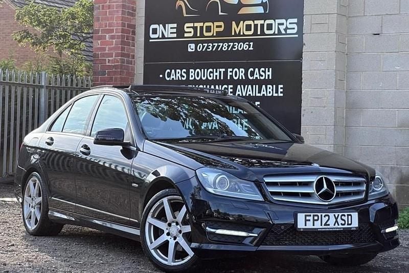 Black Used 2012 Mercedes C220 Sedan | £5,495 (Good price) - Image 1/1