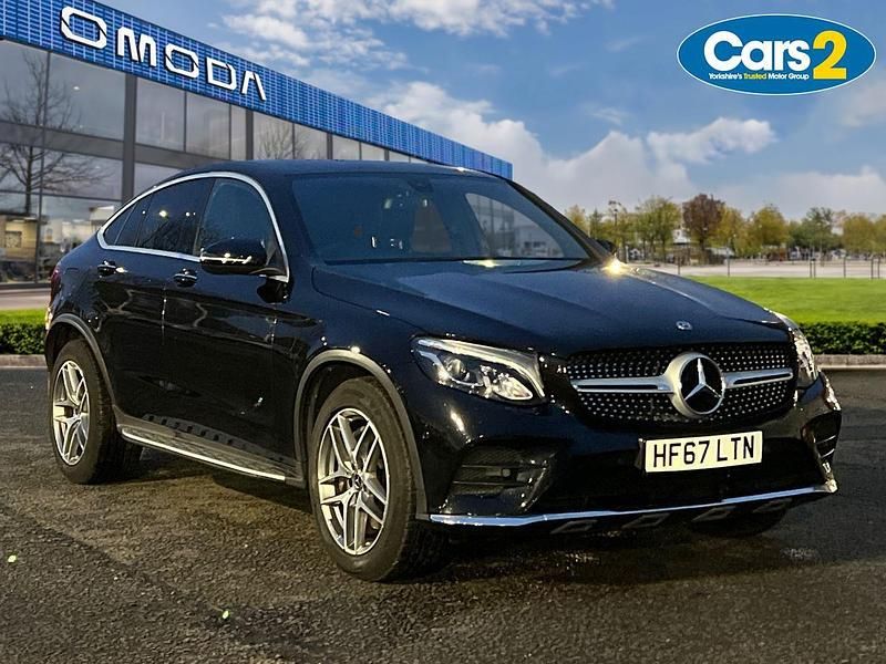 Used Mercedes GLC220 AMG Line Premium 168 HP (123 kW) 2017 Black Coupe