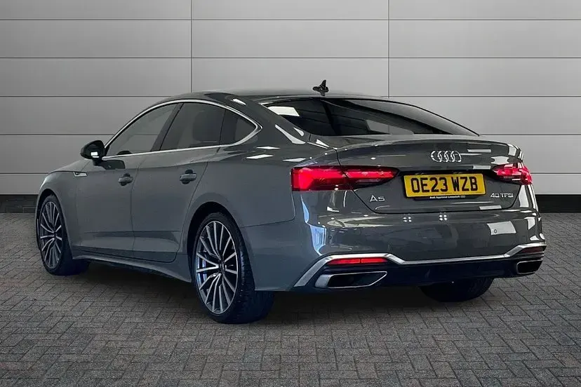 Used Audi A5 Sportback S-Line 201 HP (147 kW) 2023 Chronos grey Hatchback