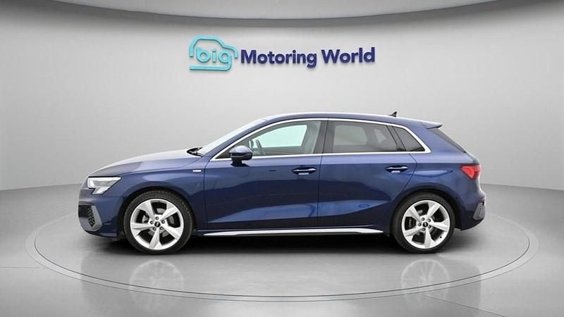 Used Audi A3 Sportback S-Line 150 HP (110 kW) 2023 Blue Hatchback