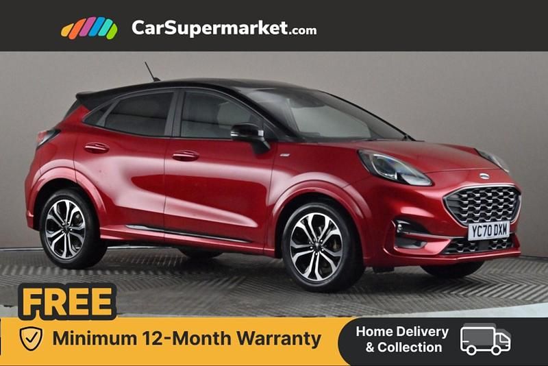 Red Used 2020 Ford Puma ST-Line Hatchback | £12,697 - Image 1/4