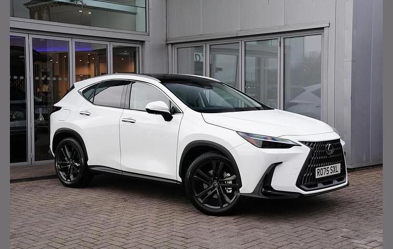 White New 2025 Lexus NX450h+ SUV | £55,852 - Image 1/3