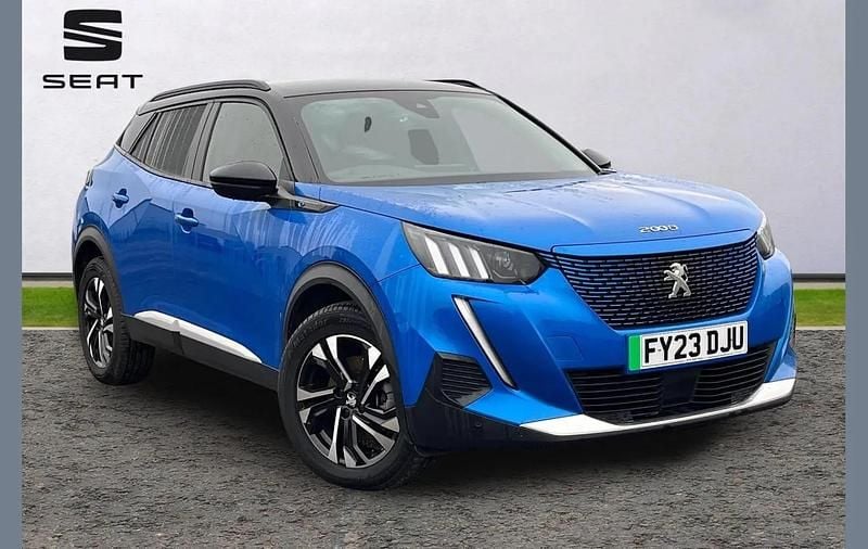 Blue Used 2023 Peugeot e-2008 GTi SUV | £14,795 (Fair price) - Image 1/4