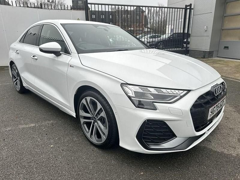 New Audi A3 S-Line 150 HP (110 kW) 2025 White Sedan