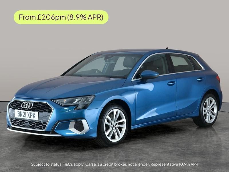 Blue Used 2021 Audi A3 Sport Hatchback | £16,750 (Good price) - Image 1/2