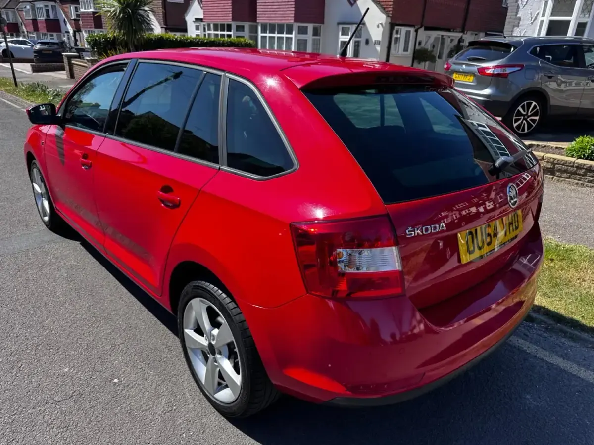 Usado Skoda Rapid SE 2014 Vermelho Citadino